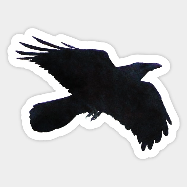 Twilight Raven Sticker by Griffelkinn